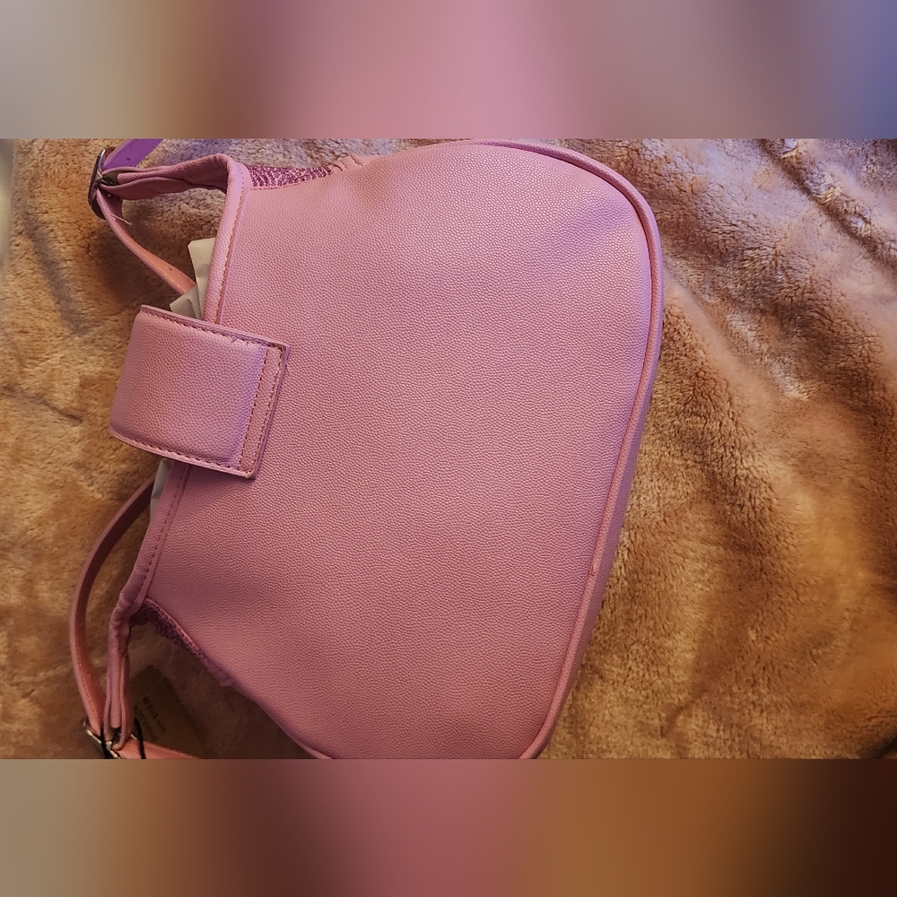 Fondant Pink Shoulder Steve Madden Bedazzled Purse - Picture 11 of 11